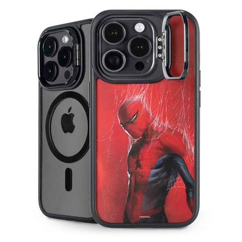 Marvel Spiderman The Amazing Spiderman iPhone 15 Pro Max Kickstand Case